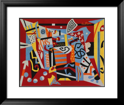 Hot Still-Scape For Six Colors, 7Th Avenue Style, 1940 by Stuart Davis Pricing Limited Edition Print image