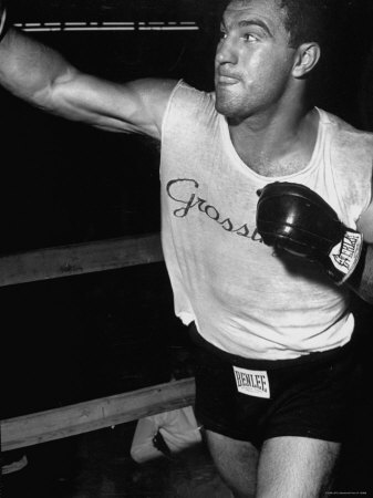 Heavyweight Boxing Contender Rocky Marciano Clad At Grossinger's by Al Fenn Pricing Limited Edition Print image