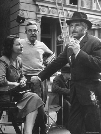 Actors Vivien Leigh And Husband Laurence Olivier During Break From Filming Sister Carrie by Allan Grant Pricing Limited Edition Print image