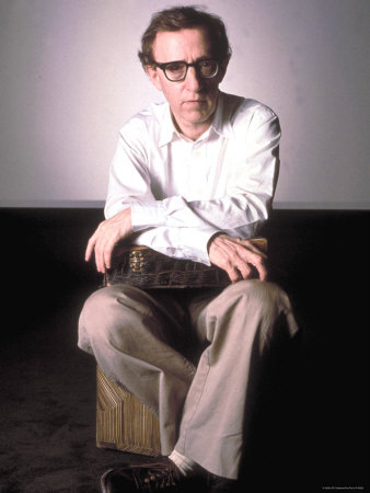 Filmmaker Woody Allen Posing With Clarinet Case by Ted Thai Pricing Limited Edition Print image