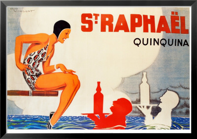 St. Raphael by Rene Vincent Pricing Limited Edition Print image
