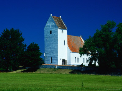 Elmelunde Kirke (Church) And Trees, West Zealand, Denmark by Jon Davison Pricing Limited Edition Print image