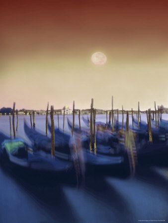 Boats In Harbor At Sunset by Frank Chmura Pricing Limited Edition Print image
