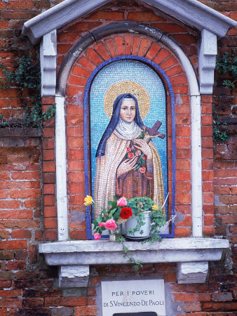 Flowers At Shrine, Venice, Italy by Doug Mazell Pricing Limited Edition Print image