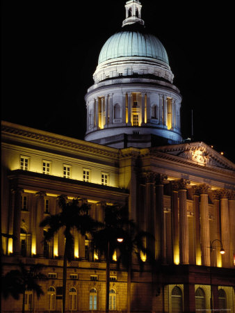 Capitol Building Lit Up by Fogstock Llc Pricing Limited Edition Print image