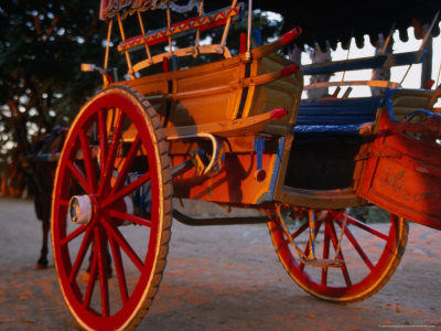 A Horse Cart In Inwa (Ava), Near Mandalay, Myanmar (Burma) by Jerry Alexander Pricing Limited Edition Print image