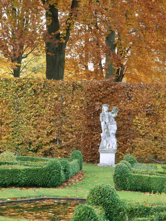 Statue Of The Hunter, Cranborne Manor Garden, Dorset by Carole Drake Pricing Limited Edition Print image