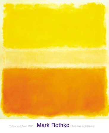 Yellow And Gold, C.1956 by Mark Rothko Pricing Limited Edition Print image