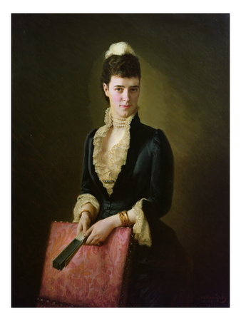 Queen Alexandra, 1885 (Oil On Board) by Norwegian Pricing Limited Edition Print image