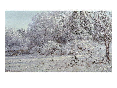 Snow In Munchen, 1909 (Oil On Canvas) by Otto Ludvig Sinding Pricing Limited Edition Print image