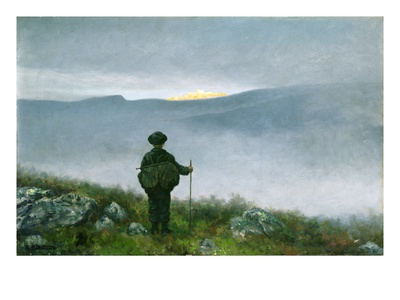 Far, Far Away Soria Moria Palace Shimmered Like Gold (Oil On Canvas) by Theodor Severin Kittelsen Pricing Limited Edition Print image
