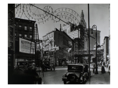 Oak And New Chambers Streets, Manhattan by Berenice Abbott Pricing Limited Edition Print image