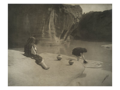 The Old Well Of Acoma by Edward S. Curtis Pricing Limited Edition Print image