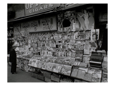 Newsstand, 32Nd Street And Third Avenue, Manhattan by Berenice Abbott Pricing Limited Edition Print image