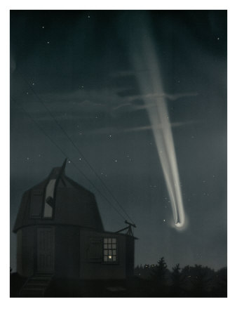 The Great Comet Of 1881. Observed On The Night Of June 25-26 At 1H. 30M. A.M by Etienne Leopold Trouvelot Pricing Limited Edition Print image