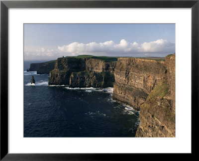 The Cliffs Of Moher, O'brians Tower And Breanan Mor Seastack, County Clare by Gavin Hellier Pricing Limited Edition Print image