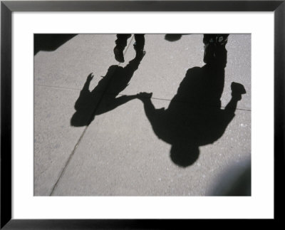 Shadow Of Father And Son Walking by Oote Boe Pricing Limited Edition Print image