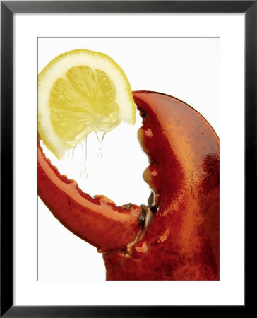 A Wedge Of Lemon In A Lobster Claw by Peter Howard Smith Pricing Limited Edition Print image