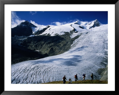 Schlaten Glacier On Grossvenediger Mountain From Alte Prager Hut, Hohe Tauren National Park Austria by Witold Skrypczak Pricing Limited Edition Print image