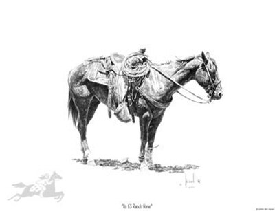 An E3 Ranch Horse by Bill Owen Pricing Limited Edition Print image
