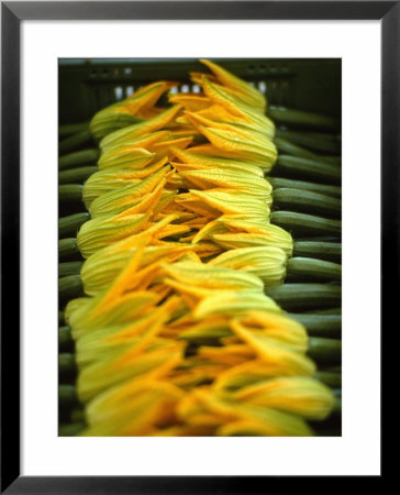 Courgette Flowers On A Market Stall by Marc O. Finley Pricing Limited Edition Print image