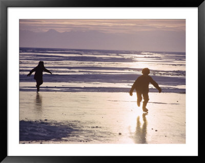 Skaters On The Frozen Lake by Dean Conger Pricing Limited Edition Print image