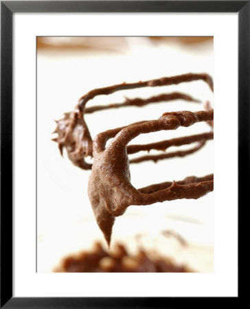 Chocolate Cake Mixture Sticking To Beater by Alain Caste Pricing Limited Edition Print image