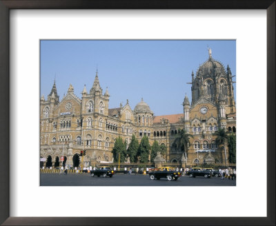 Chhatrapati Shivaji Terminus Railway Station, Unesco World Heritage Site, Mumbai by Tony Waltham Pricing Limited Edition Print image