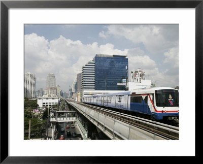 Bst (Bangkok Sky Train), Bangkok, Thailand, Southeast Asia by Angelo Cavalli Pricing Limited Edition Print image