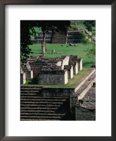 Temples 9 And 4 In The Central Square Of The Maya Ruins, Copan, Honduras by Alfredo Maiquez Pricing Limited Edition Print image