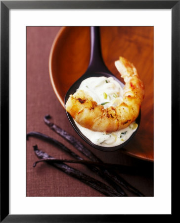 King Prawn In Coconut Sauce With Vanilla And Cardamom by Armin Zogbaum Pricing Limited Edition Print image