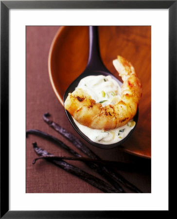 King Prawn In Coconut Sauce With Vanilla And Cardamom by Armin Zogbaum Pricing Limited Edition Print image
