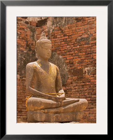 Buddha Image, Phra Prang Sam Yoo Ruins, Asia, Thailand, Lop Buri, by Gavriel Jecan Pricing Limited Edition Print image