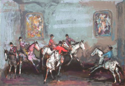 Le Manège Des Chevaux by Walter Spitzer Pricing Limited Edition Print image