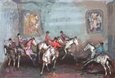 Le Manege Des Chevaux by Walter Spitzer Pricing Limited Edition Print image