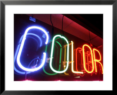 Neon Sign Celebrates Color At The Light 'N Up Neon Studio by Stephen St. John Pricing Limited Edition Print image