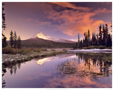 Mountain Reflection I by Dennis Frates Pricing Limited Edition Print image