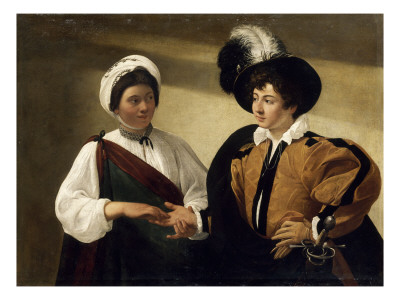 The Fortune-Teller by Caravaggio Pricing Limited Edition Print image