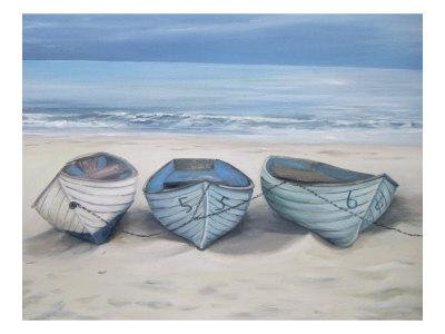 Boats At Durly Chine by Jeneta Bird Pricing Limited Edition Print image