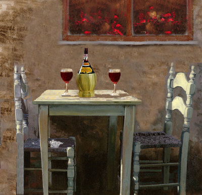 Un Fiasco Di Chianti by Guido Borelli Pricing Limited Edition Print image