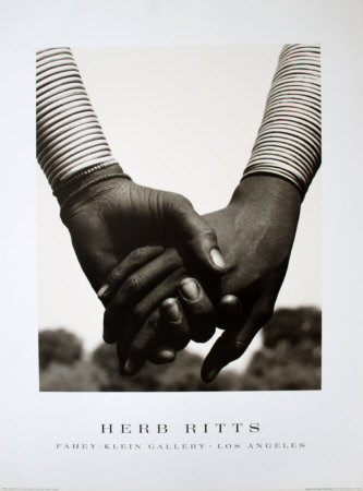 Nandoye & Nangini, Hands Joined by Herb Ritts Pricing Limited Edition Print image