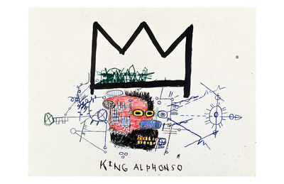 King Alphonso, 1982-1983 by Jean-Michel Basquiat Pricing Limited Edition Print image