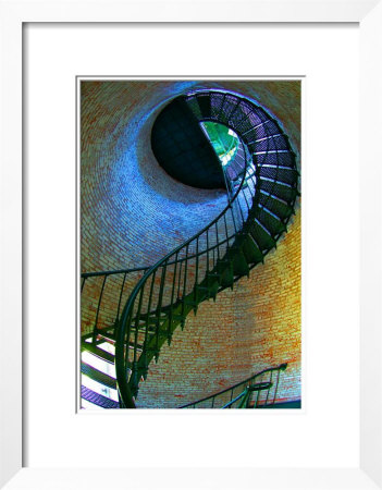 Currituck Light Stairs 1 by Frank Tozier Pricing Limited Edition Print image