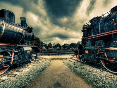 Steam Train Ii by Nejdet Duzen Pricing Limited Edition Print image