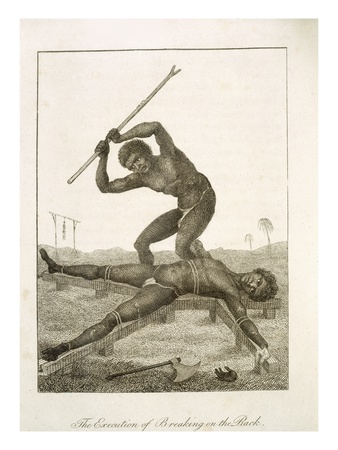 Execution From 'Narrative Of Five Years' Expedition Against The Revolted Negroes Of Surinam' by John Gabriel Stedman Pricing Limited Edition Print image