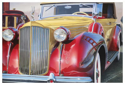 1938 Packard Phaeton Body, San Francisco by Graham Reynolds Pricing Limited Edition Print image