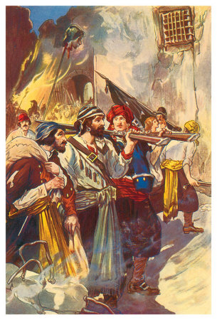 Morgan Re-Entered The City With His Troops by George Alfred Williams Pricing Limited Edition Print image