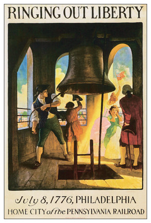 Ringing Out Liberty by Newell Convers Wyeth Pricing Limited Edition Print image