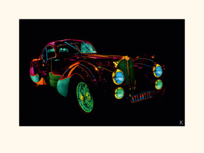 Auto Neon Iii by Didier Mignot Pricing Limited Edition Print image