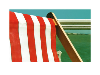 Deckchairs by Corinna Radcliffe Pricing Limited Edition Print image